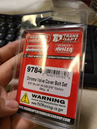 Trans Dapt 9784 Chrome Valve Cover Bolts - Picture 4 of 6