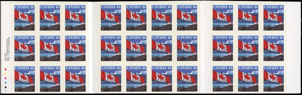 Canada Stamps Booklet of 30, Flag over Iceberg, #1698a  BK215C MNH - Image 2 of 2