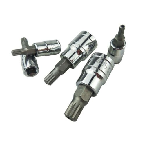 10 pz XZN 12 punti MM set prese triple punte quadrate spline a prova di manomissione con custodia - Foto 5 di 6