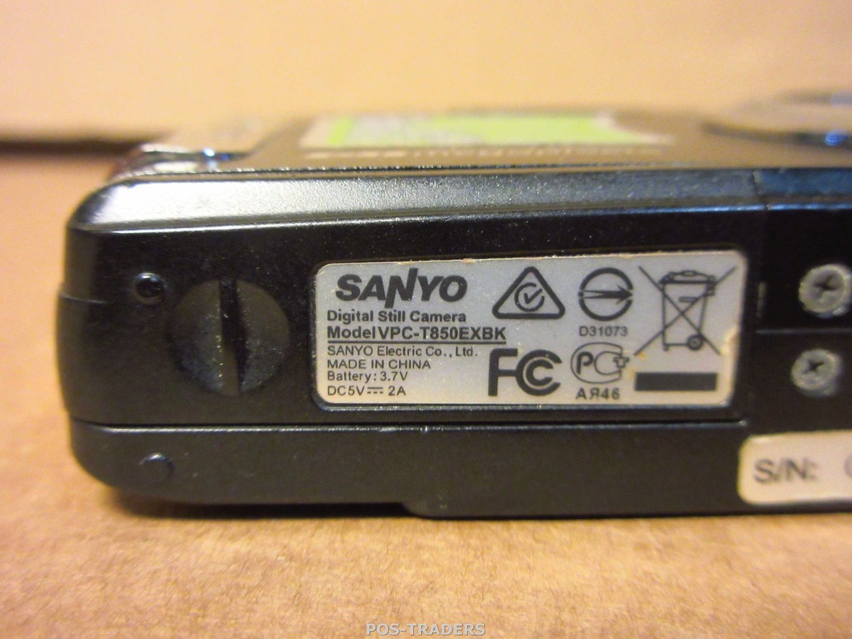 デジタルカメラ sanyo VCP-T850EXBK Sanyo VCP-T850EXBK Digital Camera Japanese Menu Used with
