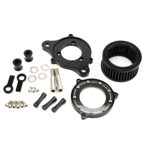 Air Cleaner Intake Filter Kit For Harley Sportster XLH XL883 XL1200 1991-2023 48 - Foto 4 di 8