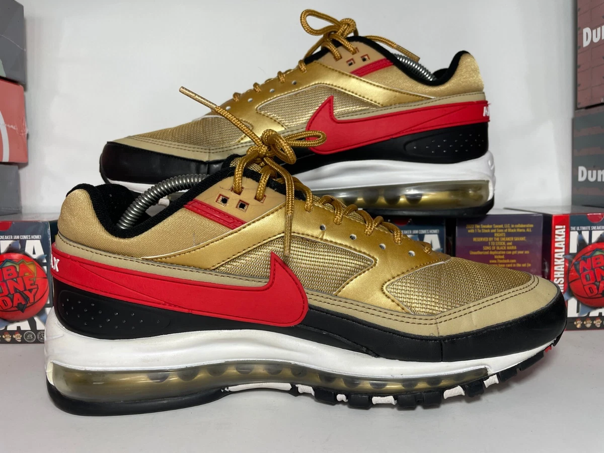 Bibliografie werkzaamheid in de rij gaan staan Nike Air Max 97 BW &#039;Metallic Gold&#039; TSS Graded 8/10 SKEPTA CLASSIC  | eBay