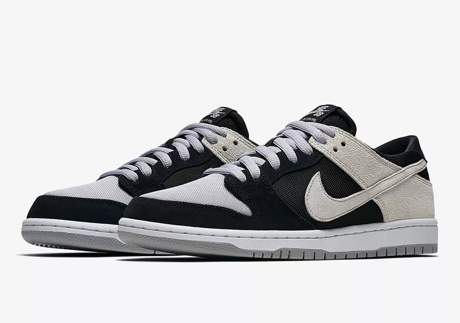 Nike SB Zoom Dunk Low Pro `Wolf Grey` 854866-001 Size 7.5 UK, 42 EUR