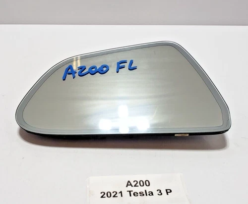 ✅ 2017-2023 Tesla Model 3 Front Left Driver Side Mirror Door Angle Glass