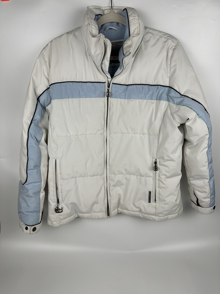 Zero Xposur Ski Jacket Womens Medium Zip Hooded Winter Coat Snowboarding