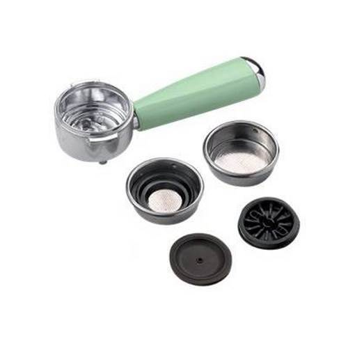 ARIETE kit braccetto portafiltro verde per macchina caffè Vintage Retrò 1389