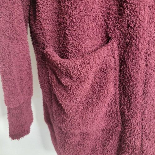 Steve Madden set cardigan e scrunchie donna ciniglia Zinfandel nuovo con etichetta taglia large - Foto 5 di 8