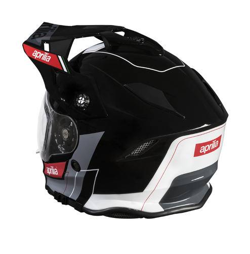CASCO INTEGRALE OFF ROAD ORIGINALE APRILIA CROSS NERO TAGLIA S 606752M02MR - Photo 2 sur 2