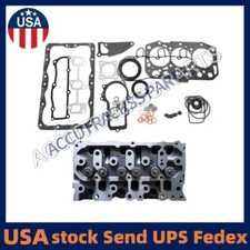 Cylinder Head + 1 Set Full Gasket Kit For Yanmar 3TNM72 Engine 119517-11740