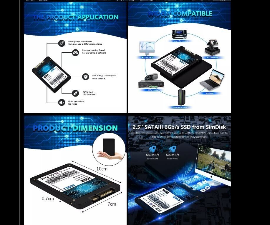 3d nand TLC chips 1TB 7mm 2.5'' SSD SATA window 10 pro 3d nand TLC chips 1TB 7mm 2.5'' SSD SATA window 10 pro