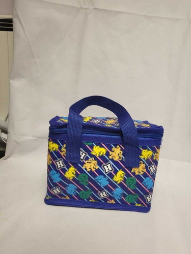 Bolso de almuerzo aislado de Harry Potter Hogwarts cresta azul fresco bolsa de picnic Primark - Imagen 9 de 10