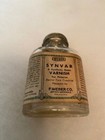 Vintage Glass Bottle Of Weber Synvar Varnish For Pictures — photo 1