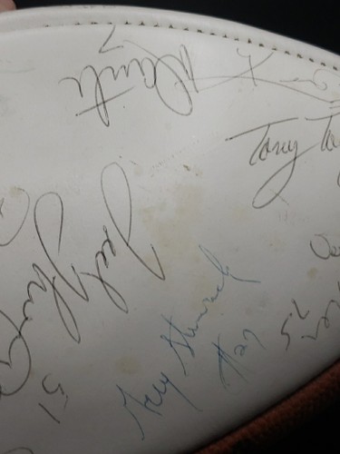 NFL Autographed FOOTBALL 1979 Houston Oilers - Earl Campbell HOF Auto By TEAM! - Picture 16 of 24
