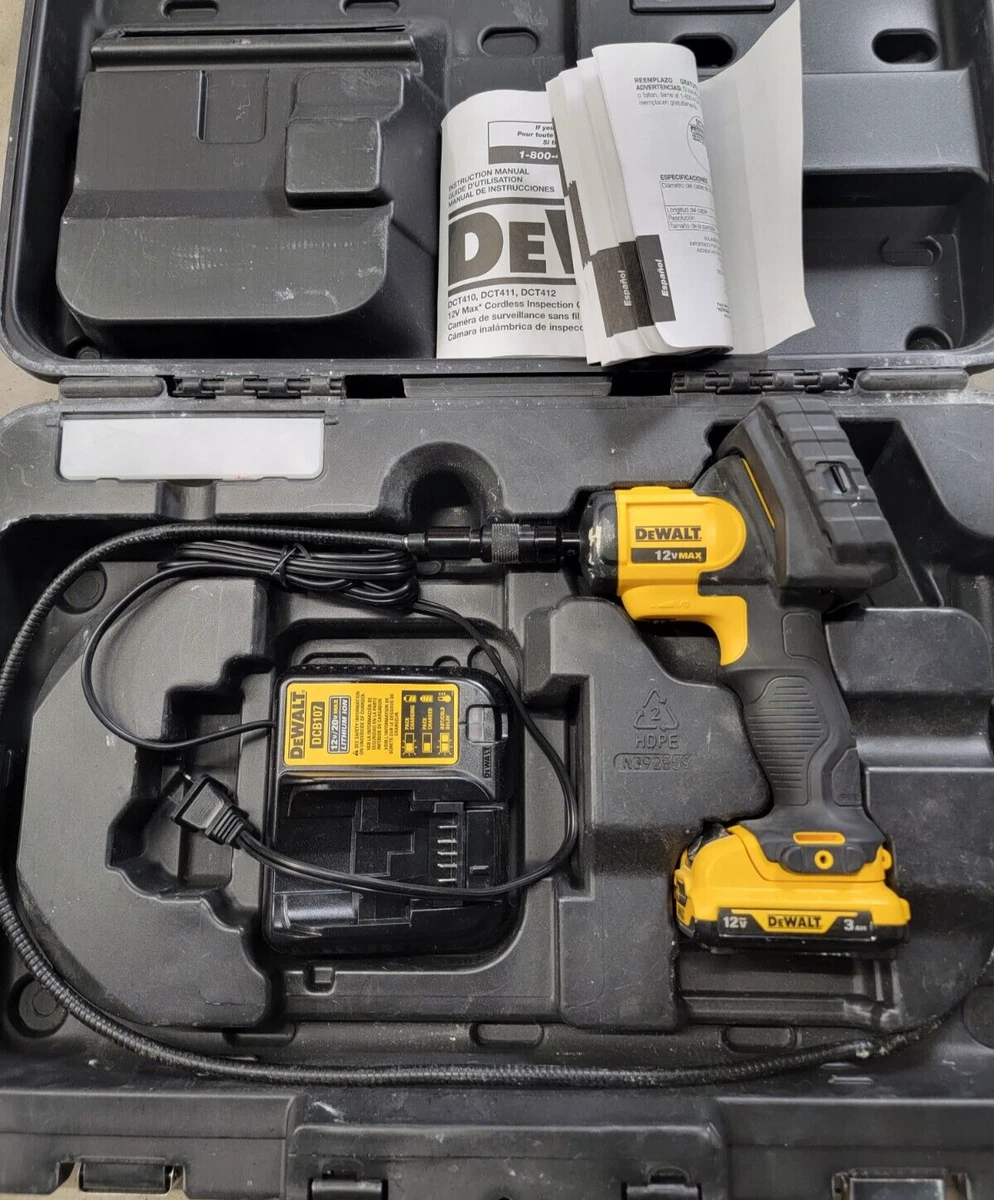 DEWALT DCT411 MAX 12V Cordless Inspection Camera w Battery