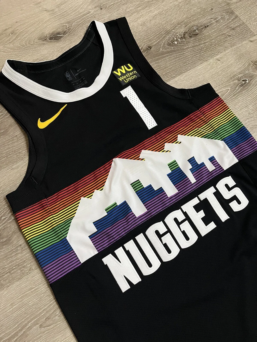 Buy NBA Nuggets 1 Michael Porter Jr. Black Men Jersey For Cheap