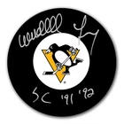 Wendell Young Pittsburgh Penguins SC Years Autographed Puck