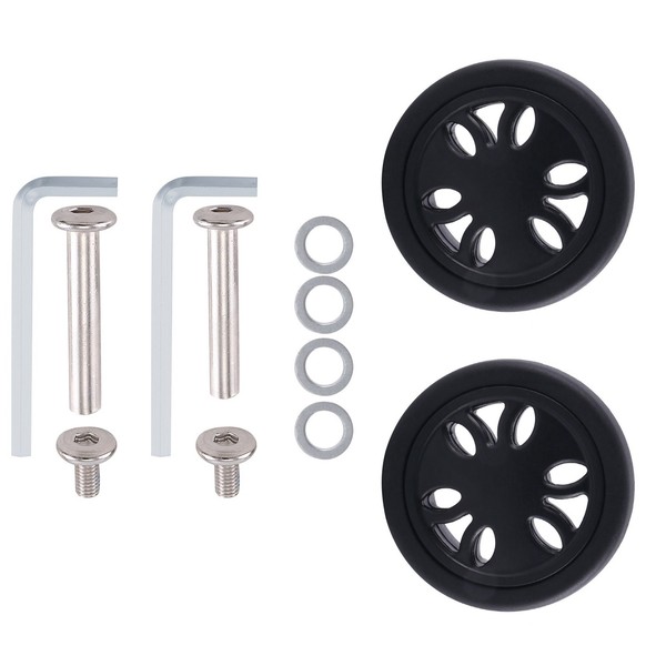 4Satz 50 Mm X 15Mm -GepäCkräDer VerschleißFestes Pu-Rollen-Koffer-Ers8305-image
