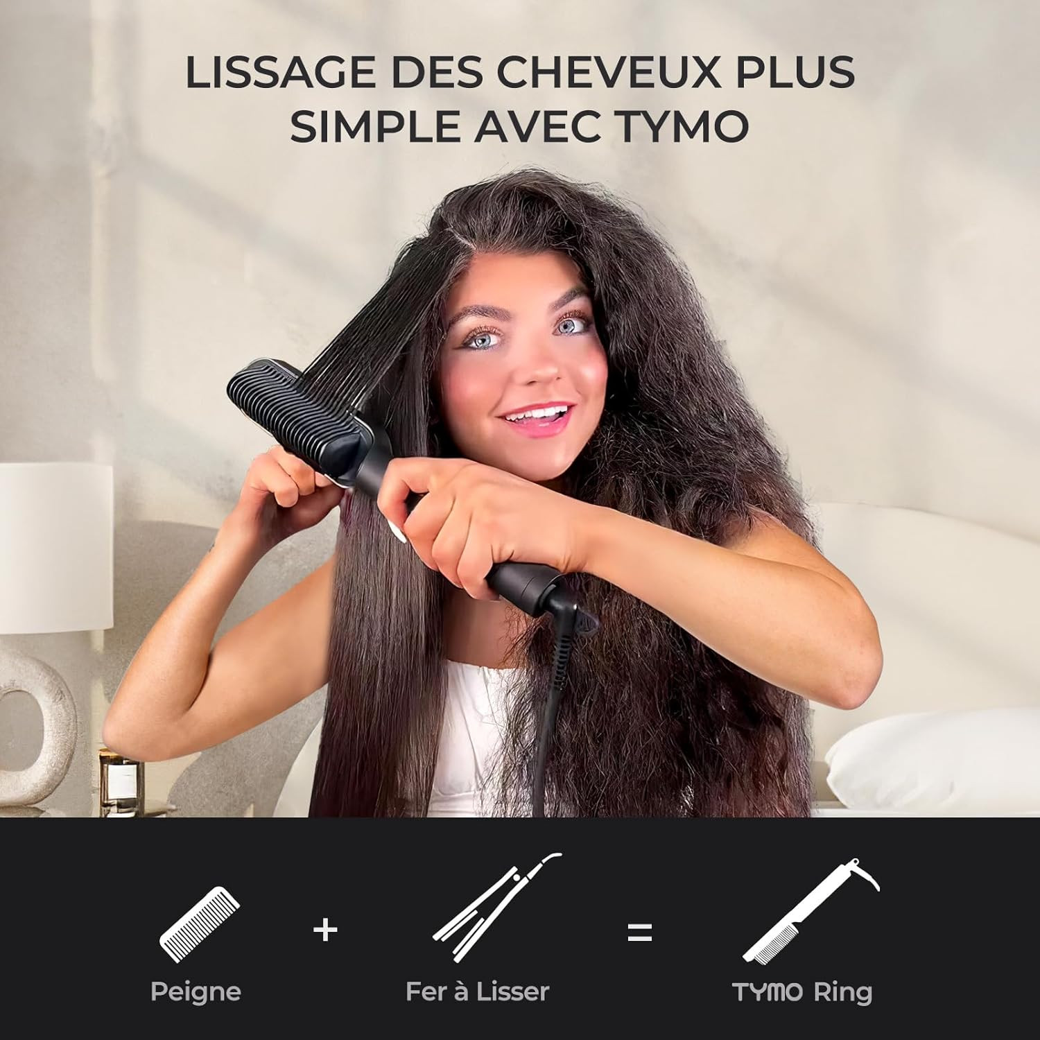 brosse lissante chauffante – utilisation au quotidien