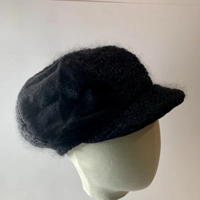 Ladies Ganteb's Newsboy Cap Wool Blend 2 Avante Garde Funky Boho France Made - Image 1 of 4