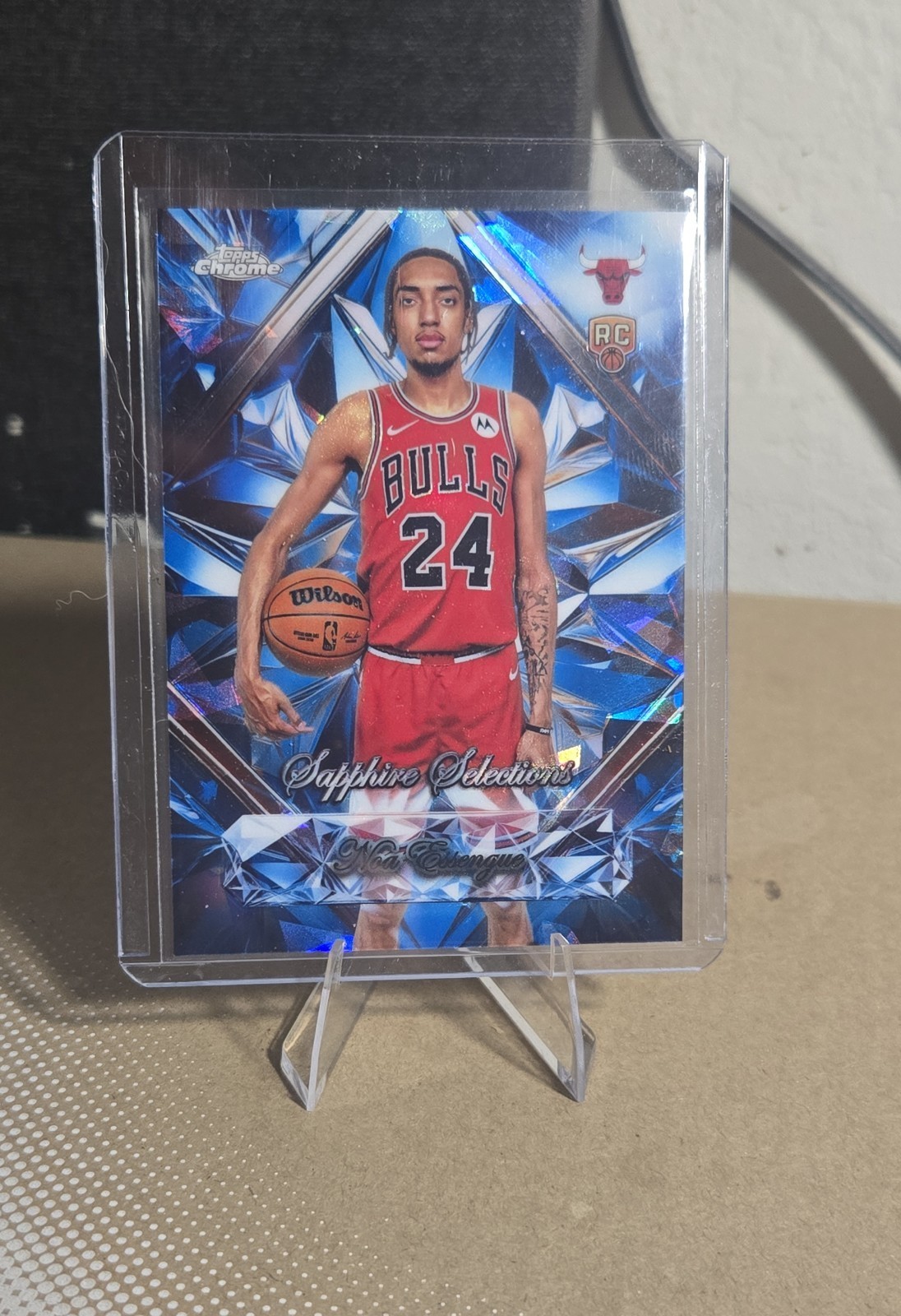 2025-26 Topps Chrome Sapphire Edition - Sapphire Selections Noa Essengue #SS-11