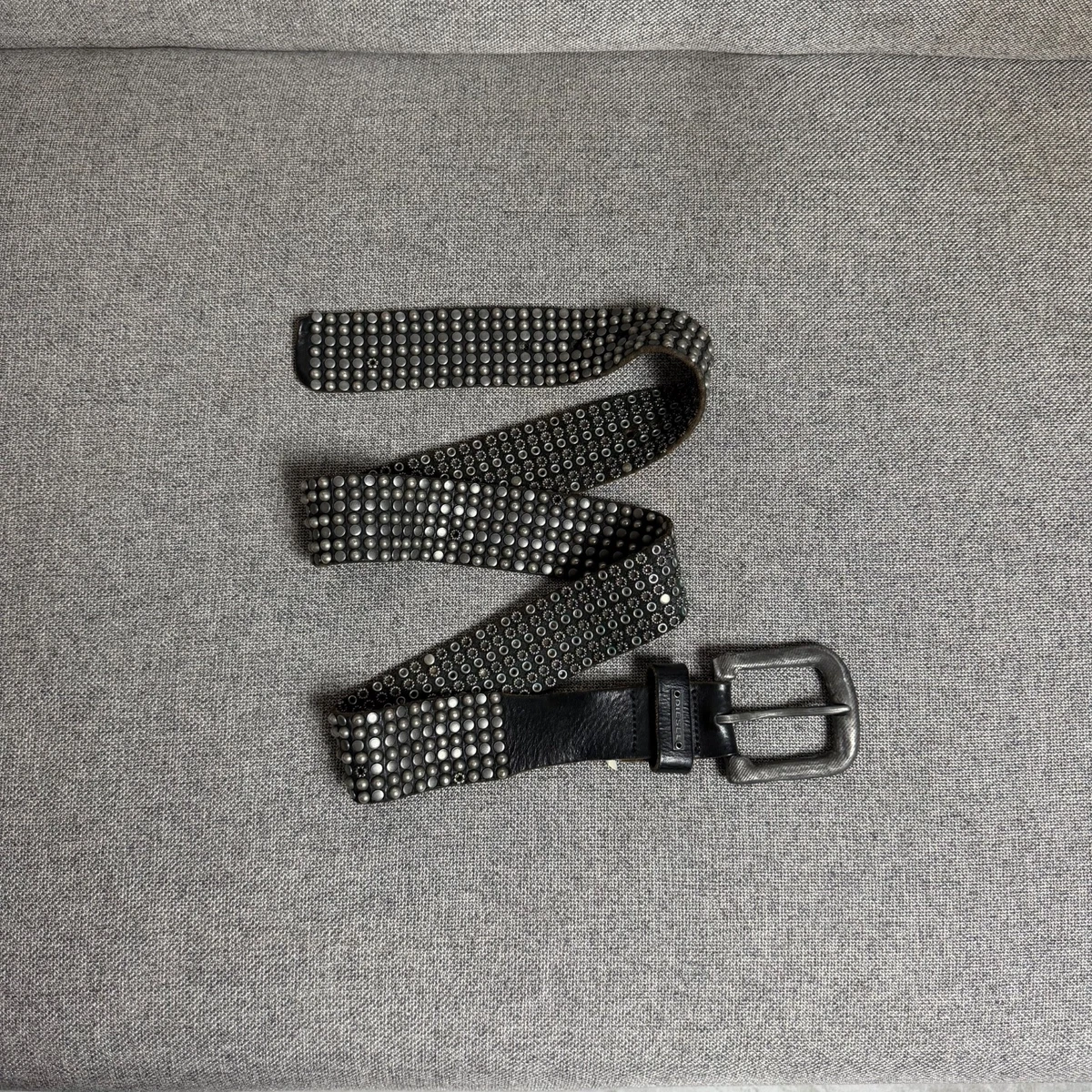 Diesel Leather Studded Belts for Men for sale | eBay