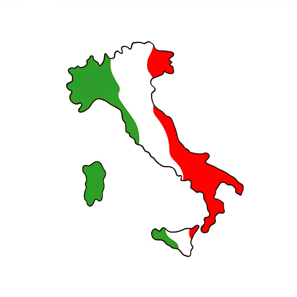 1x Italia/Italien Aufkleber Stiefel 5×5,5cm Flagge Italien Adesivo Sticker 032 - Bild 2 von 4