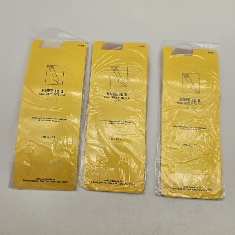 Sandalia Bloomingdale's línea B transparente hasta la rodilla para mujer talla única hecha en EE. UU. 3pk Foto 4 de 4