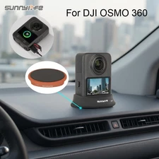 Silicone Vertical Car Desk Base Stand Holder for DJI OSMO 360 Camera Accessories