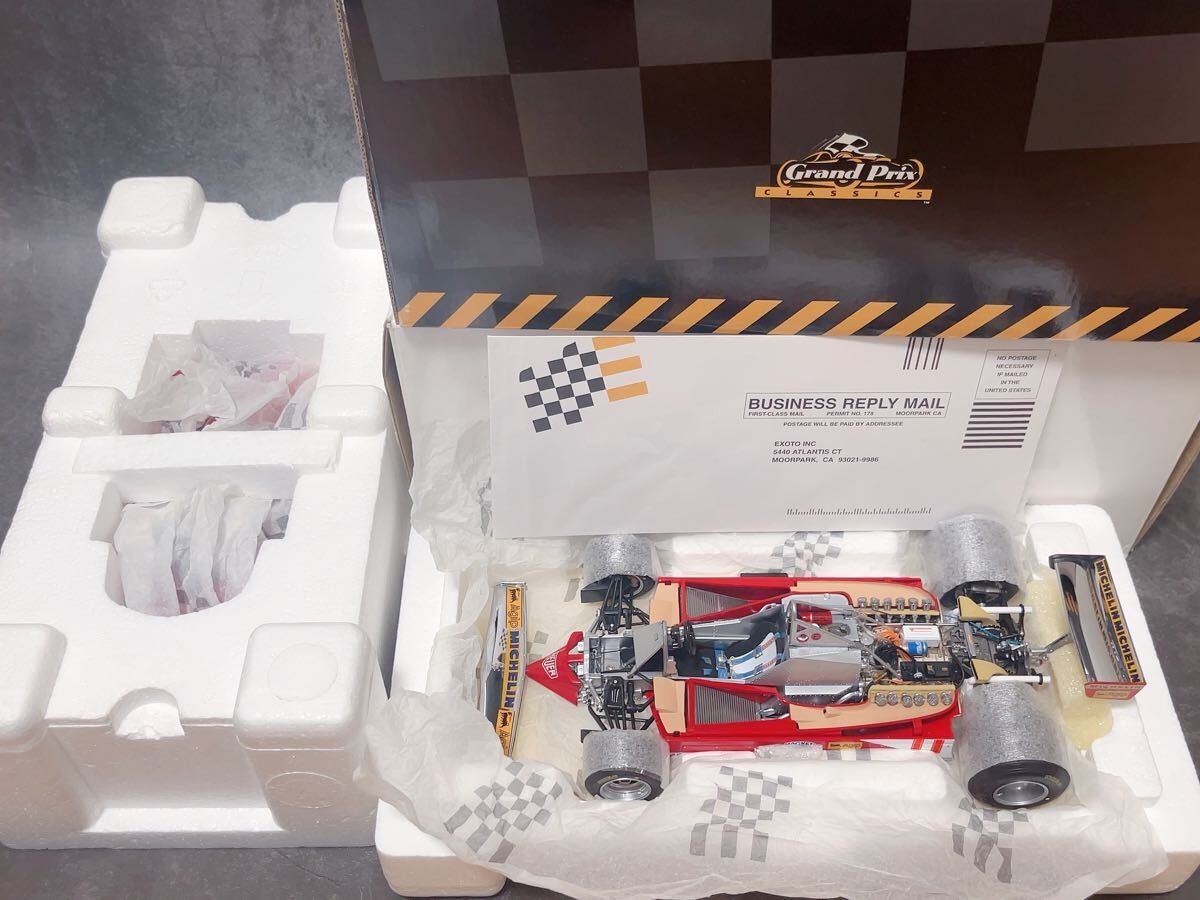 Near Mint EXOTO Ferrari312T4#11 1/18 1979 Scheckter South