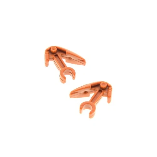 2x Lego Head Figure Star Wars Dark Orange sw0467b sw0467 sw0228 sw0756 30378