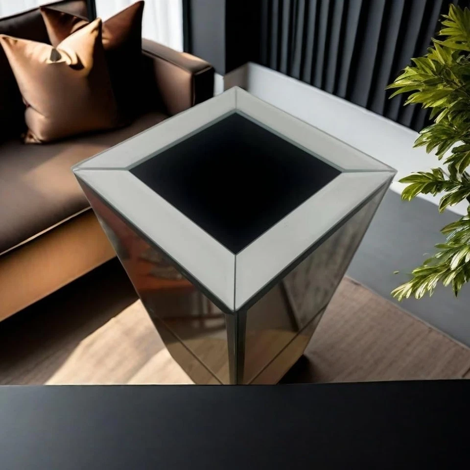 Jarrón de piso de 28" de alto, jarrones de plata con espejo, florero grande para decoración del hogar, mi... Foto 3 de 4