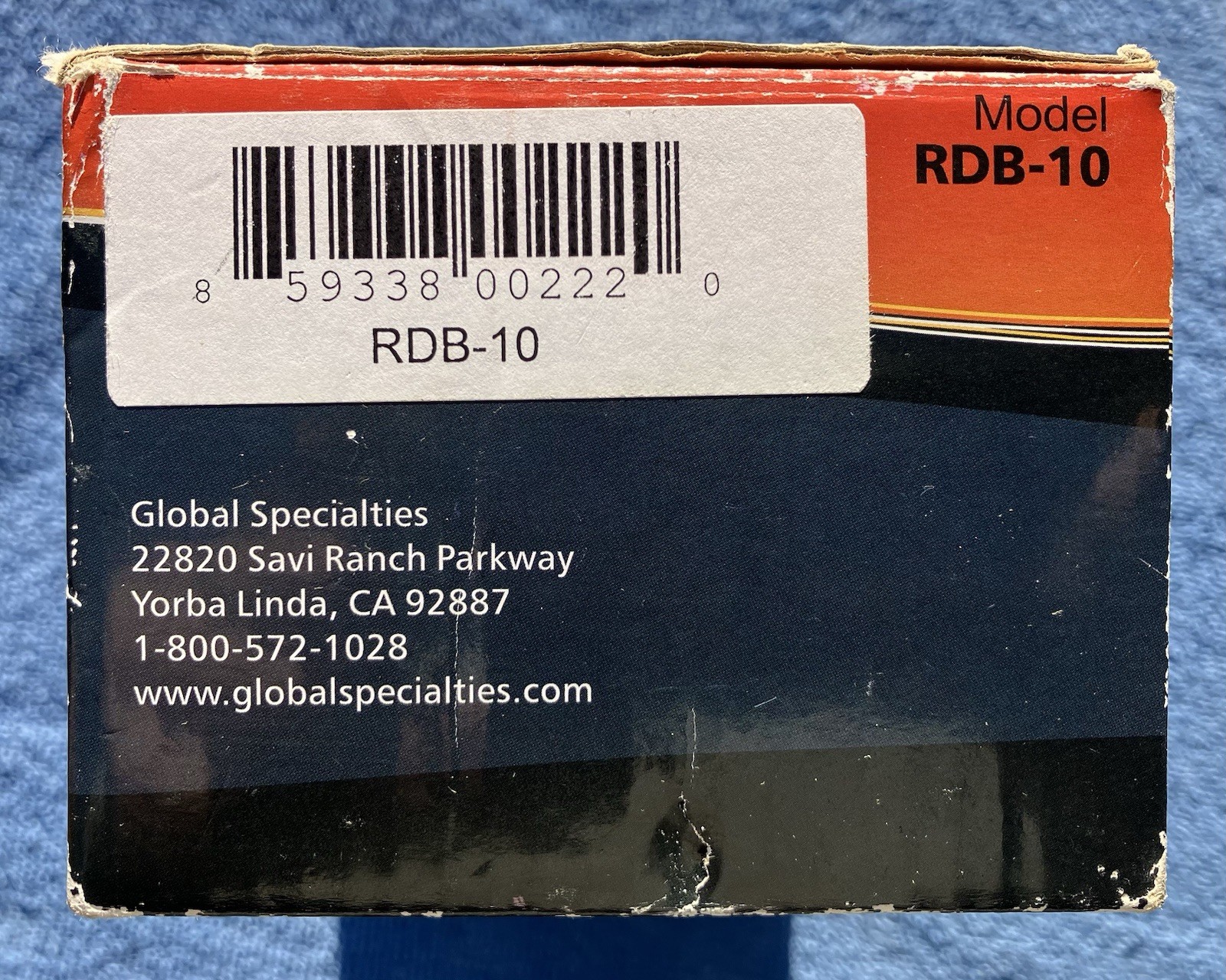 Global Specialties Resistance Decade Box RDB-10 w/Rubber Cover / Probes / Box