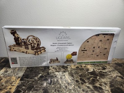 UGEARS PNEUAMATIC ENGINE 3D Wood Model Kit