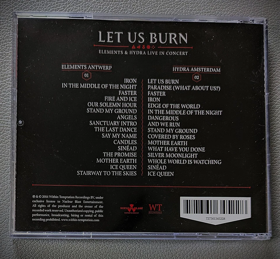 Within Temptation: Let Us Burn (Elements & Hydra Live In Concert) 2 CD (neuw.) - Bild 2 von 4