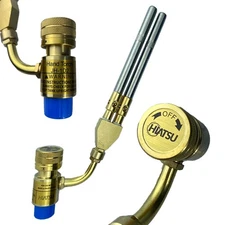 Double Flame Jet Turbo Torch Head - High Output Heavy Duty Propane Torch Head...