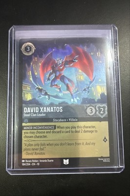 David Xanatos - Steel Clan Leader 184/204 Whispers in the Well Cold Foil