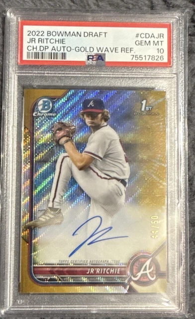 2022 Bowman Draft Chrome Autos #CDAJR JR Ritchie 44/50 PSA 10 AUTO