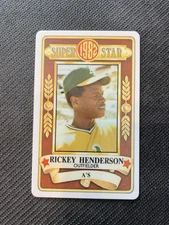 1982 Perma-Graphics Super Star Rickey Henderson