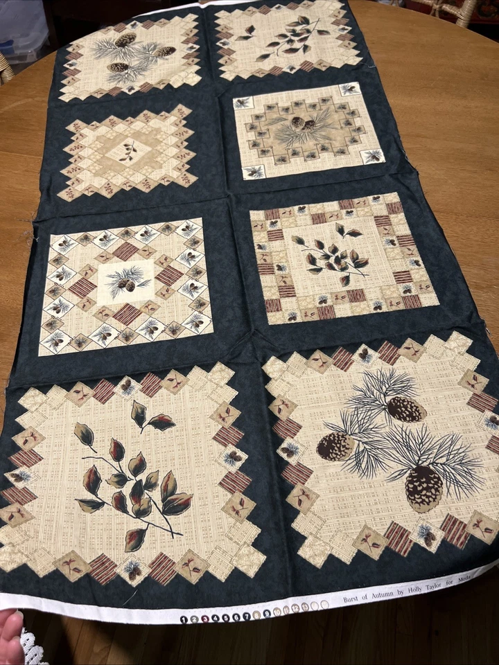Lot Burst Of Autumn By Holly Taylor For Moda Fabrics Rustic Cabin See Pic 4 Size - Image 2 of 4