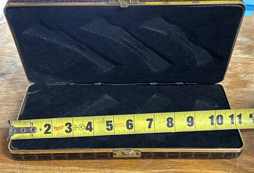 Alligator/Crocodile Print Hard Case Storage For Knives