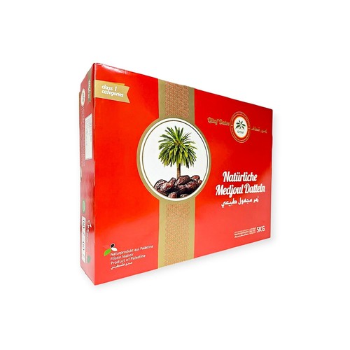 Medjool Datteln Palästina MEDIUM 5kg - Neue Ernte 2024 (EUR 9,99 / kg) - Bild 1 von 5