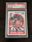 1989 NBA HOOPS - MICHAEL JORDAN All-Star Card #21 Graded PSA 9 MINT!