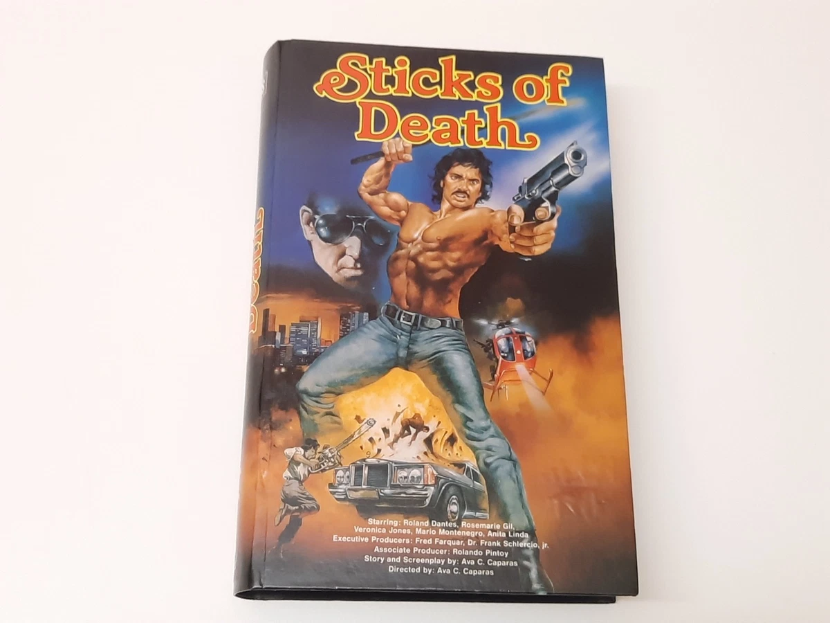 Sticks Of Death 1986 VHS German PAL GMP Video Hartbox Roland Dantes The Arnis