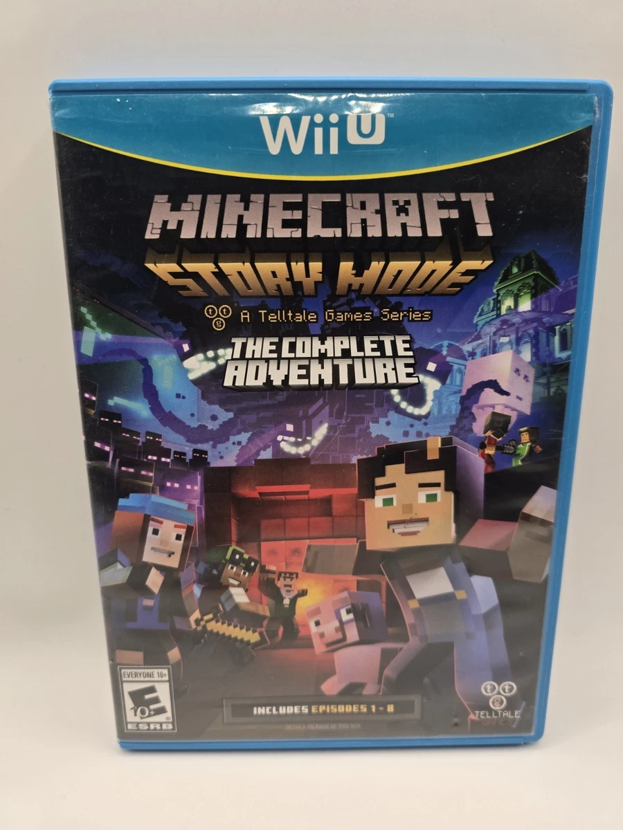 Jeu Minecraft Story Mode L'aventure Complète - Version Wii U PAL FR, Neuf Sous Blister