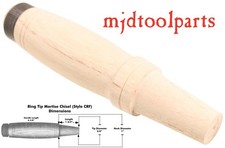 Genuine Amish Turned Ring Top Socket Chisel Handle (CRF) - mjdtoolparts