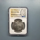 1921 $1 Morgan Silver Dollar MS62 NGC Uncirculated Philadelphia