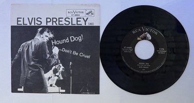 Elvis - Hound Dog! C/W Don't Be Cruel -  RCA  47-6604 - USA 1956 - INDIANAPOLIS
