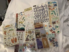 Vintage Stickers 80’s 90’s Rare Book Junk Vacation Road Trip Journal Jolee’s Sun
