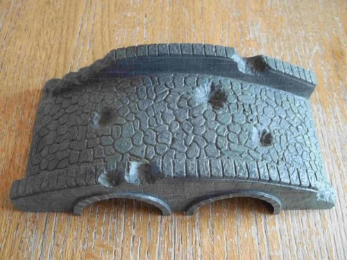 1990's MARX recast Blue and Gray Playset gray Burnside Bridge NM