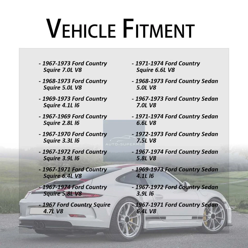 Bomba de dirección asistida para Ford Country Squire 1969-1973 4,1 L Foto 2 de 4